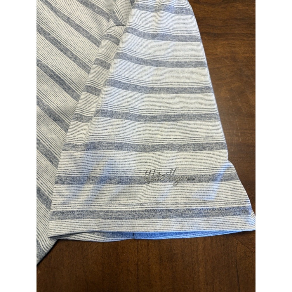 Walter Hagen XL Blue Stripe Golf Polo Shirt Performance Short Sleeve 11 Majors - Picture 6 of 8